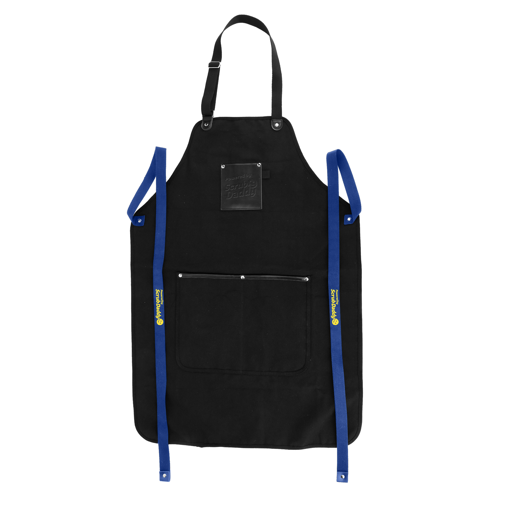 Mr. Bar-B-Q Powered by Scrub Daddy Premium Barbecue Grilling Apron — 40in. x 20in., Canvas Blend, Leather Accents, Adjustable Strap, Model# 60421SDZ
